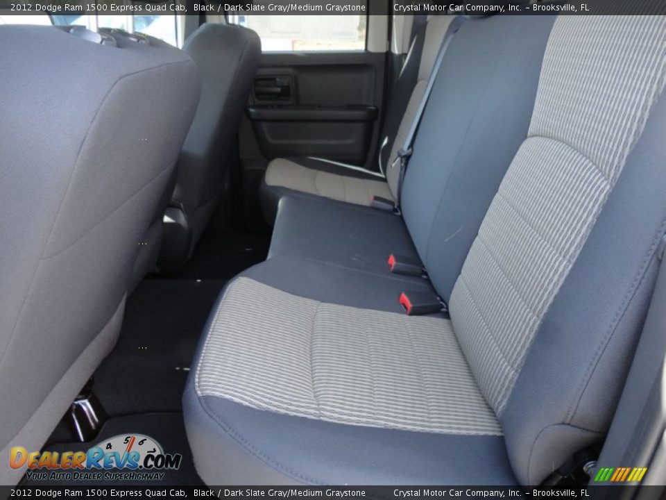 2012 Dodge Ram 1500 Express Quad Cab Black / Dark Slate Gray/Medium Graystone Photo #5