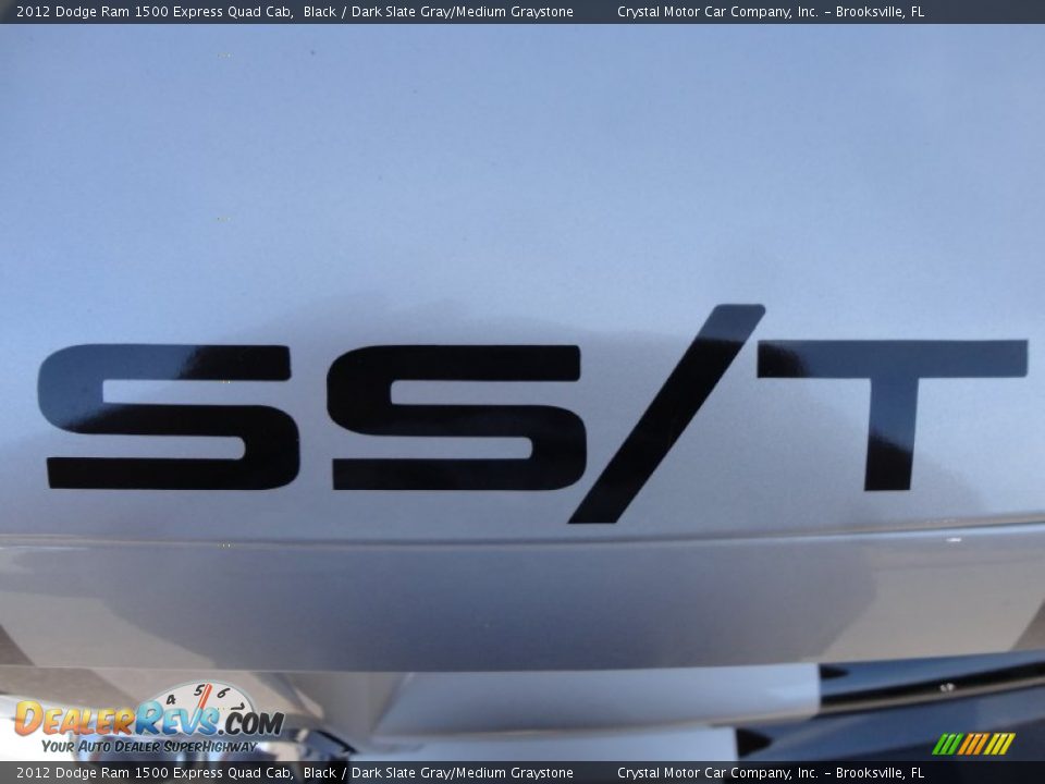 2012 Dodge Ram 1500 Express Quad Cab Black / Dark Slate Gray/Medium Graystone Photo #14