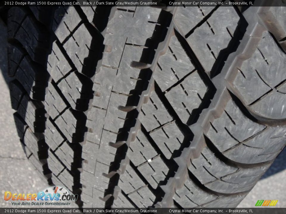 2012 Dodge Ram 1500 Express Quad Cab Black / Dark Slate Gray/Medium Graystone Photo #17