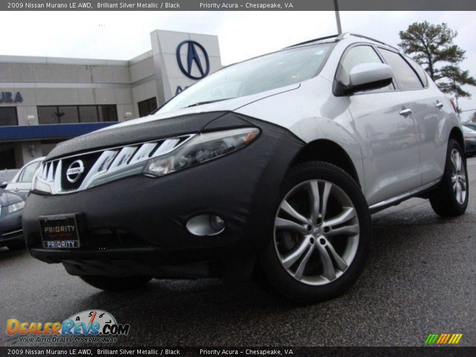 2009 Nissan Murano LE AWD Brilliant Silver Metallic / Black Photo #1