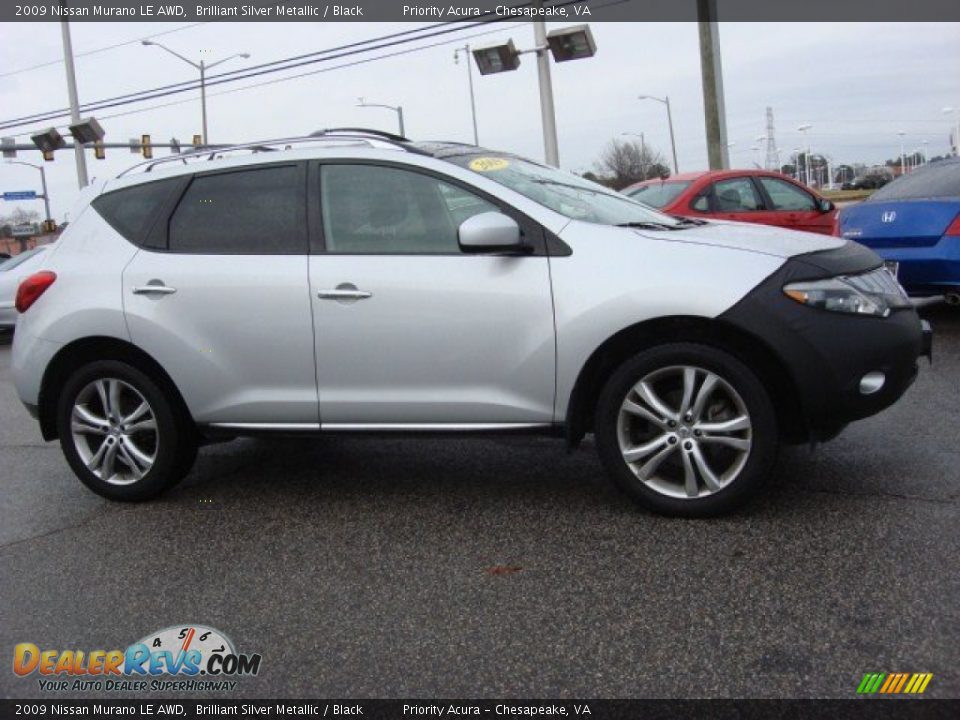 2009 Nissan Murano LE AWD Brilliant Silver Metallic / Black Photo #7