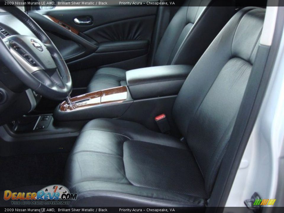 2009 Nissan Murano LE AWD Brilliant Silver Metallic / Black Photo #10