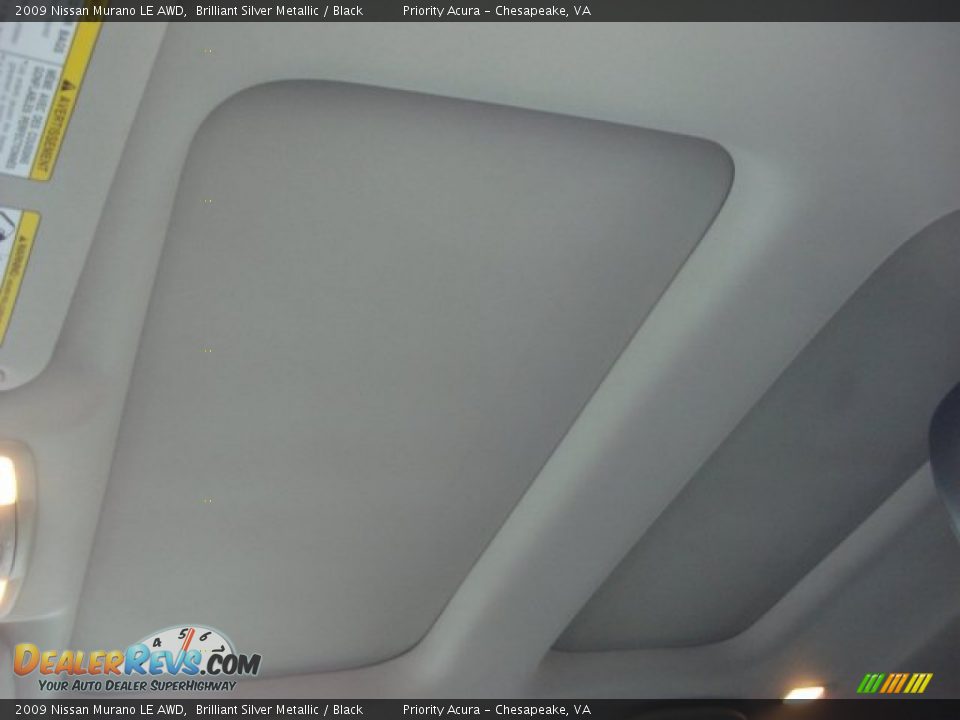2009 Nissan Murano LE AWD Brilliant Silver Metallic / Black Photo #16