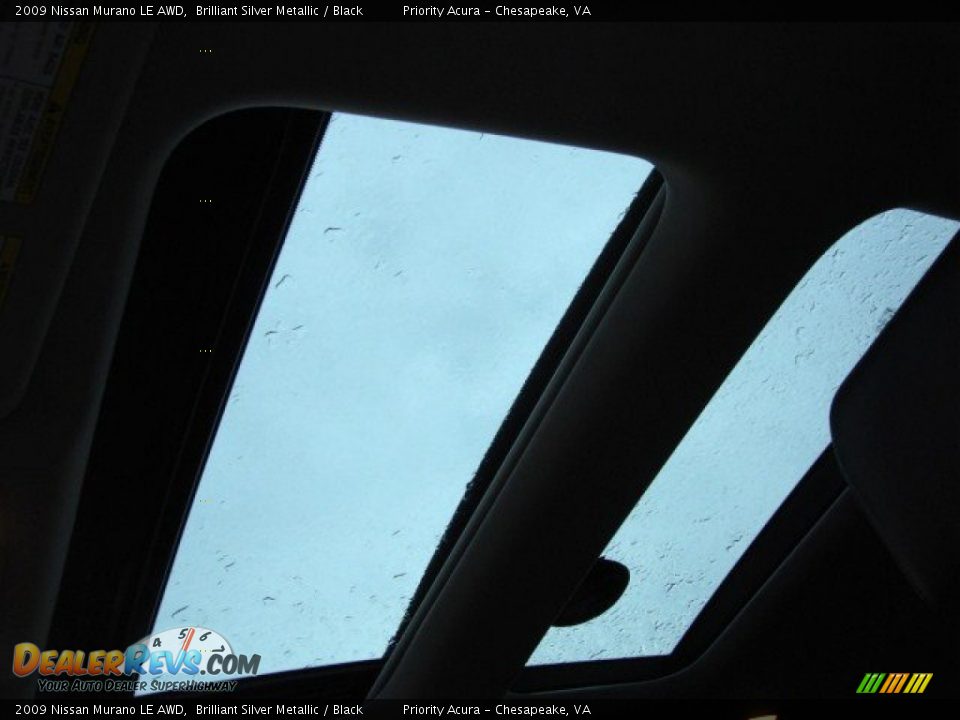 2009 Nissan Murano LE AWD Brilliant Silver Metallic / Black Photo #17