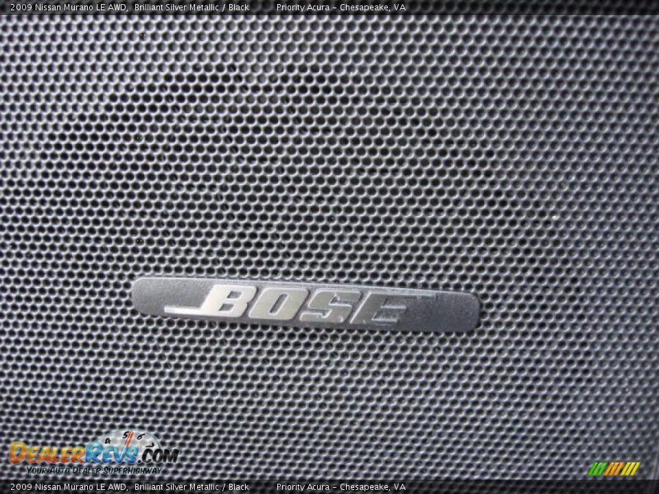 2009 Nissan Murano LE AWD Brilliant Silver Metallic / Black Photo #18