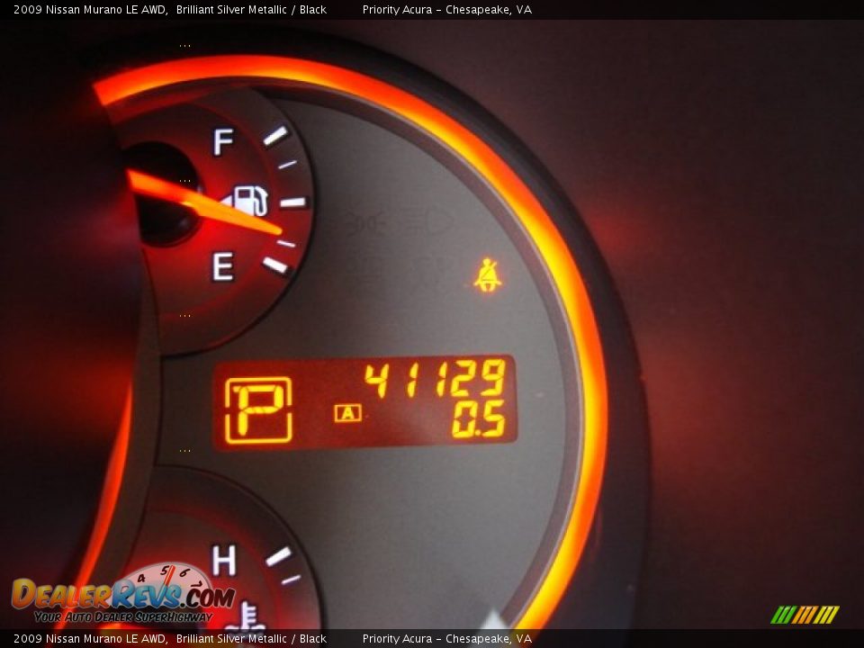 2009 Nissan Murano LE AWD Brilliant Silver Metallic / Black Photo #19