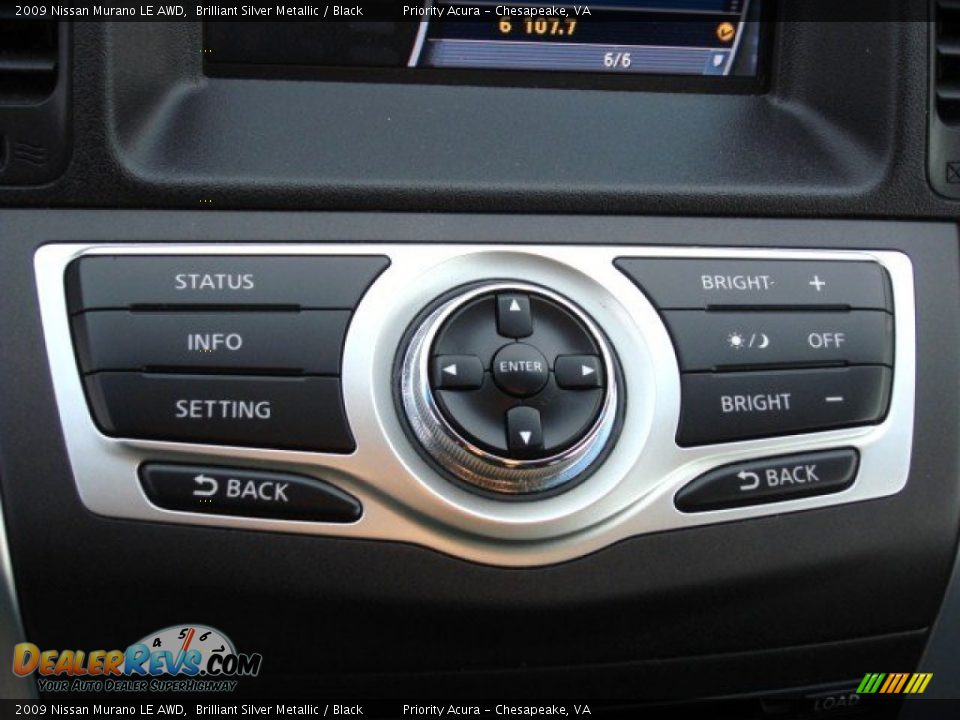 2009 Nissan Murano LE AWD Brilliant Silver Metallic / Black Photo #22