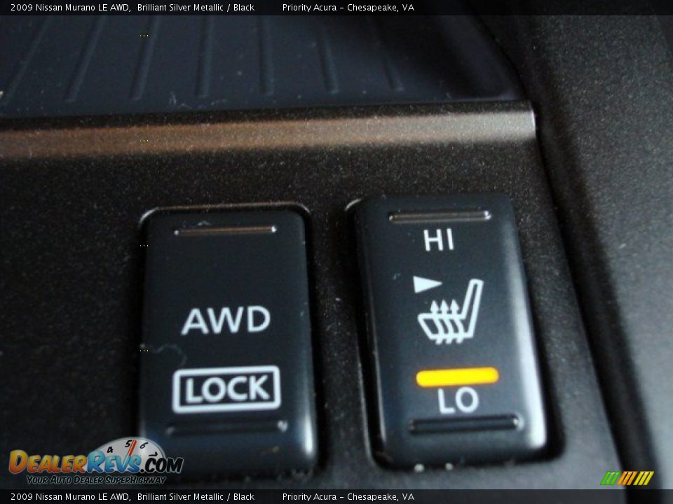 2009 Nissan Murano LE AWD Brilliant Silver Metallic / Black Photo #26