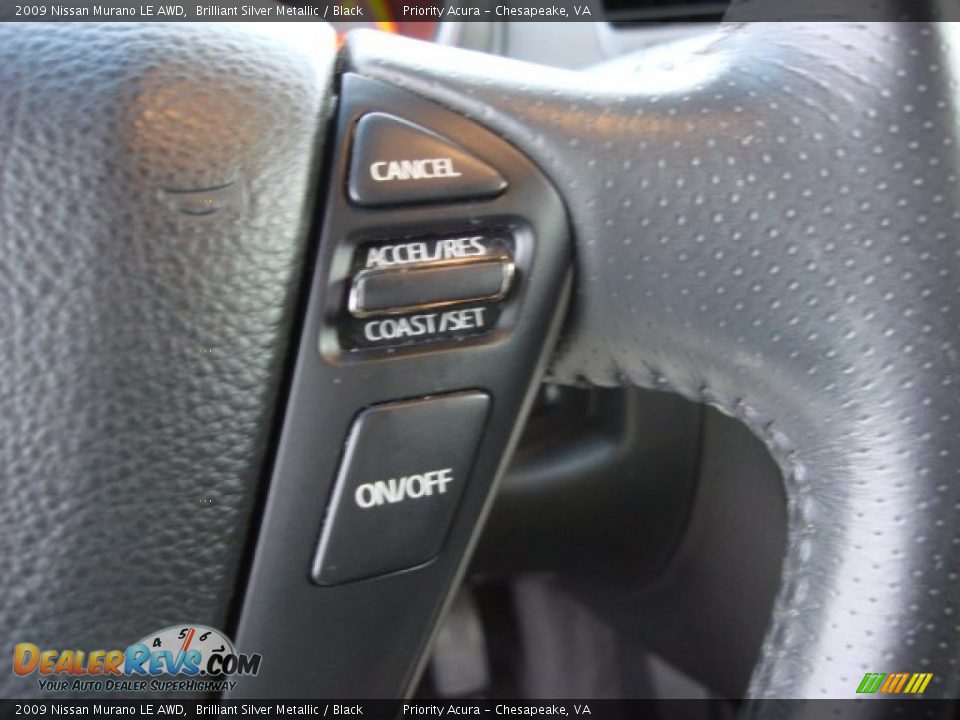 2009 Nissan Murano LE AWD Brilliant Silver Metallic / Black Photo #31