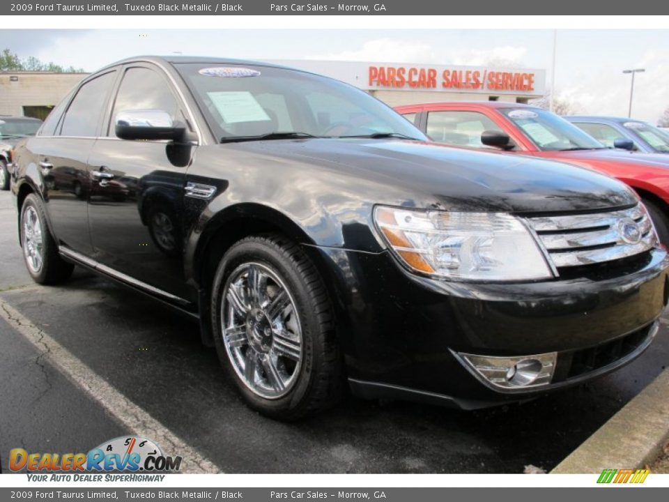 2009 Ford Taurus Limited Tuxedo Black Metallic / Black Photo #4
