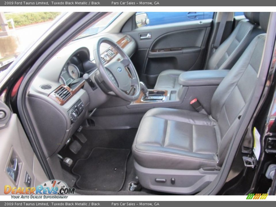 2009 Ford Taurus Limited Tuxedo Black Metallic / Black Photo #6