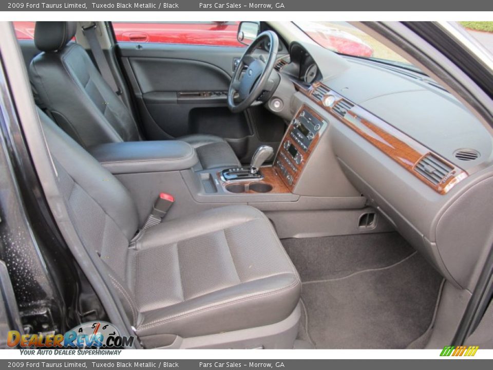 2009 Ford Taurus Limited Tuxedo Black Metallic / Black Photo #10