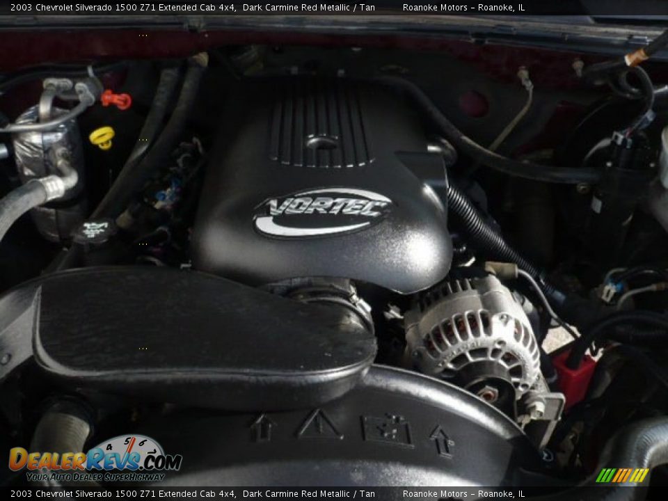 2003 Chevrolet Silverado 1500 Z71 Extended Cab 4x4 4.8 Liter OHV 16-Valve Vortec V8 Engine Photo #20