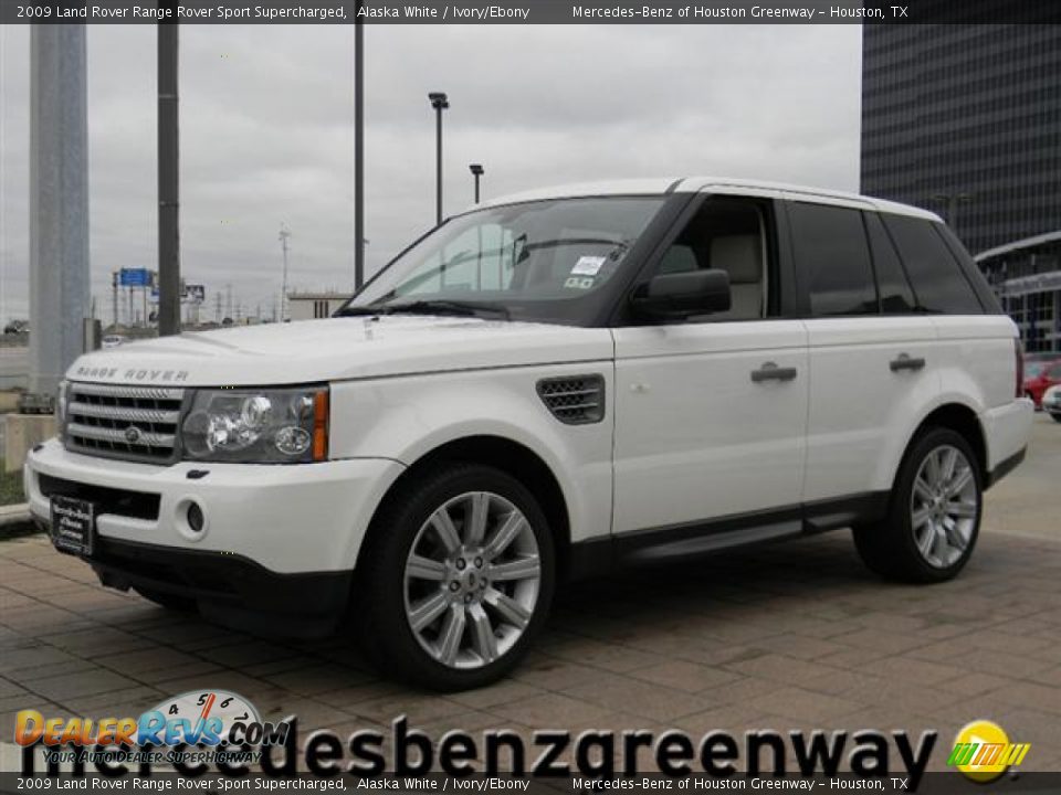 2009 Land Rover Range Rover Sport Supercharged Alaska White / Ivory/Ebony Photo #1