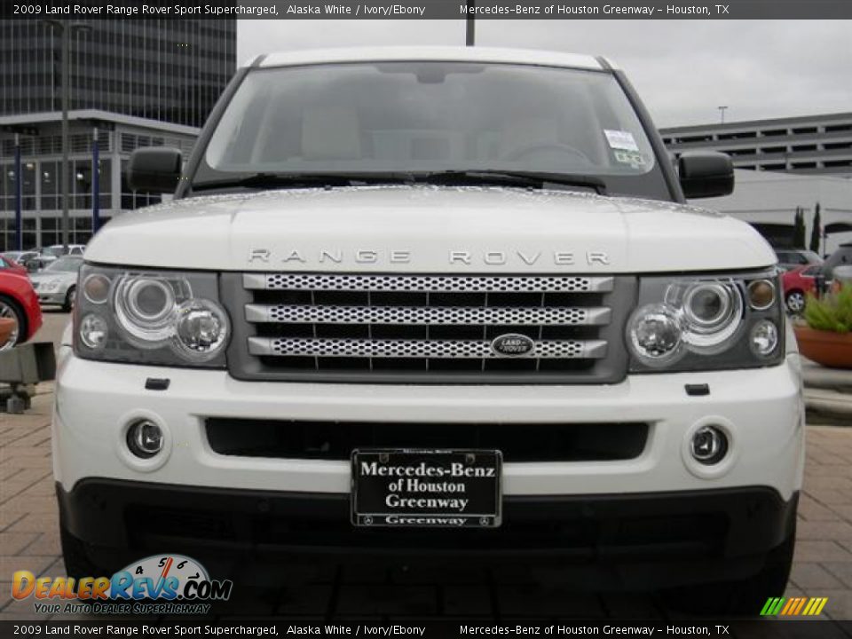 2009 Land Rover Range Rover Sport Supercharged Alaska White / Ivory/Ebony Photo #2