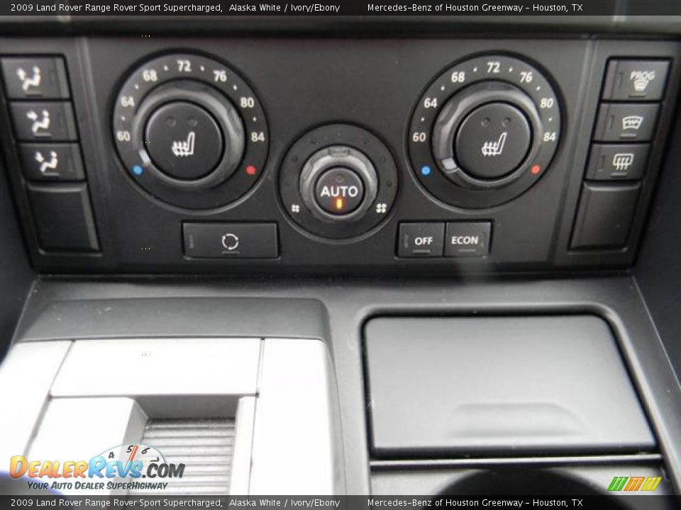 2009 Land Rover Range Rover Sport Supercharged Alaska White / Ivory/Ebony Photo #23