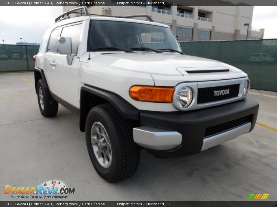 2012 Toyota FJ Cruiser 4WD Iceberg White / Dark Charcoal Photo #1