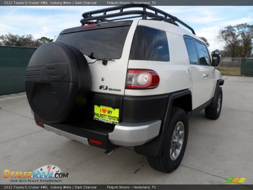 2012 Toyota FJ Cruiser 4WD Iceberg White / Dark Charcoal Photo #3