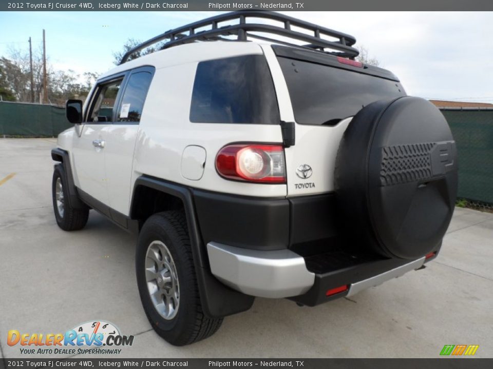 2012 Toyota FJ Cruiser 4WD Iceberg White / Dark Charcoal Photo #5
