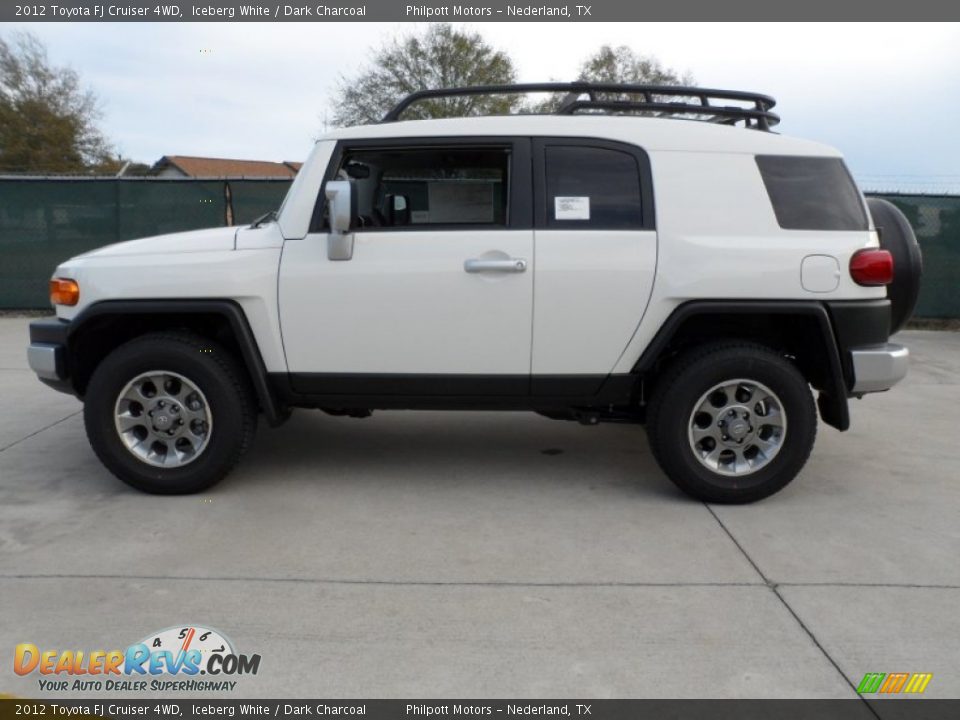 2012 Toyota FJ Cruiser 4WD Iceberg White / Dark Charcoal Photo #6