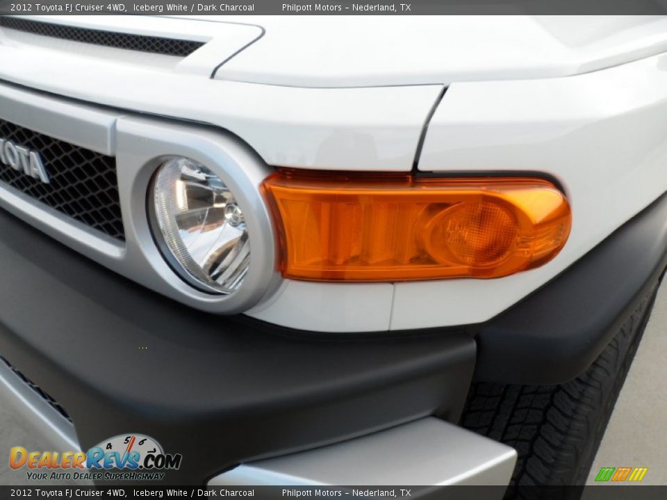 2012 Toyota FJ Cruiser 4WD Iceberg White / Dark Charcoal Photo #9