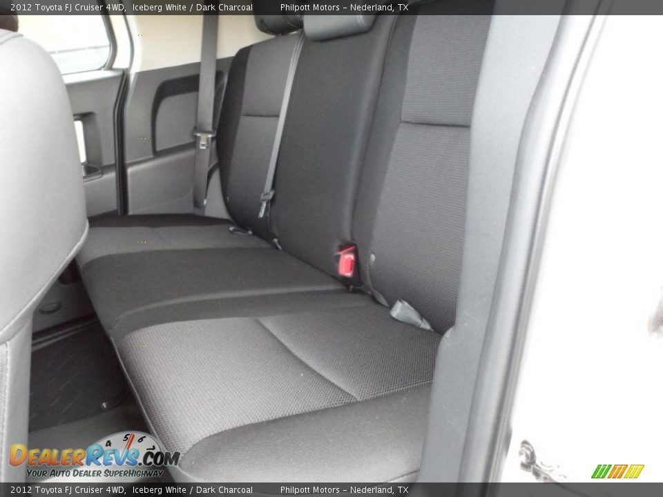 2012 Toyota FJ Cruiser 4WD Iceberg White / Dark Charcoal Photo #23