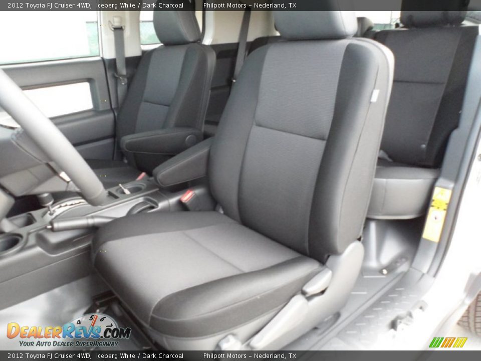 2012 Toyota FJ Cruiser 4WD Iceberg White / Dark Charcoal Photo #26