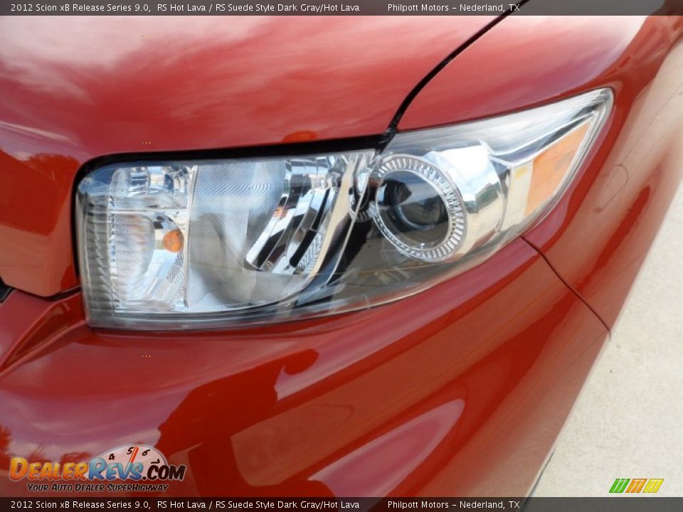 2012 Scion xB Release Series 9.0 RS Hot Lava / RS Suede Style Dark Gray/Hot Lava Photo #10