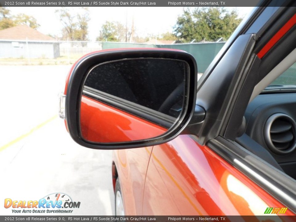 2012 Scion xB Release Series 9.0 RS Hot Lava / RS Suede Style Dark Gray/Hot Lava Photo #14