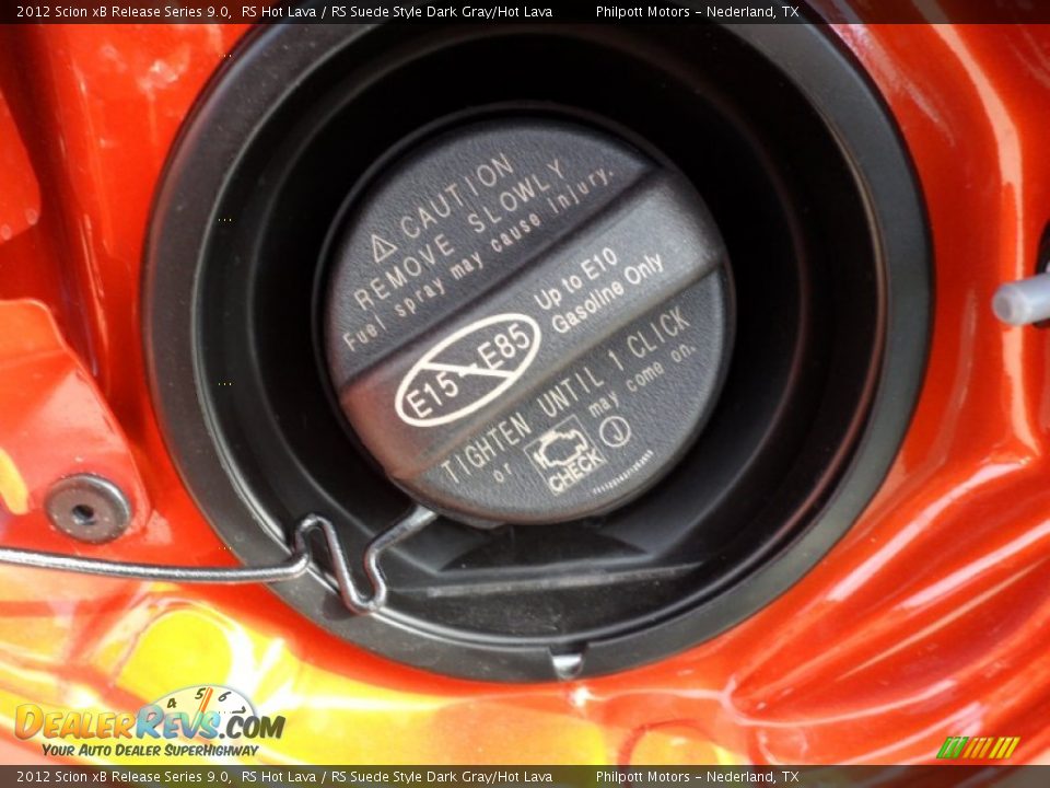 2012 Scion xB Release Series 9.0 RS Hot Lava / RS Suede Style Dark Gray/Hot Lava Photo #15