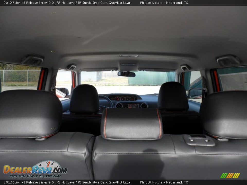 2012 Scion xB Release Series 9.0 RS Hot Lava / RS Suede Style Dark Gray/Hot Lava Photo #21