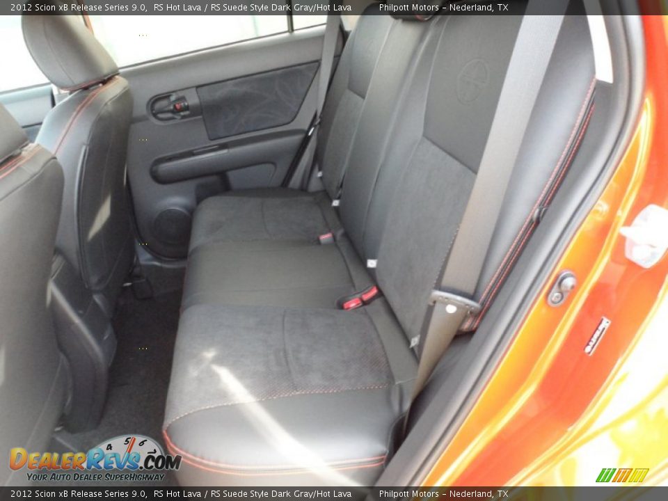 2012 Scion xB Release Series 9.0 RS Hot Lava / RS Suede Style Dark Gray/Hot Lava Photo #23