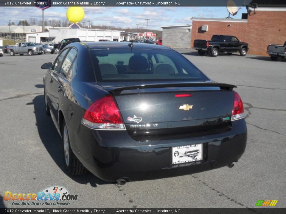2012 Chevrolet Impala LT Black Granite Metallic / Ebony Photo #3