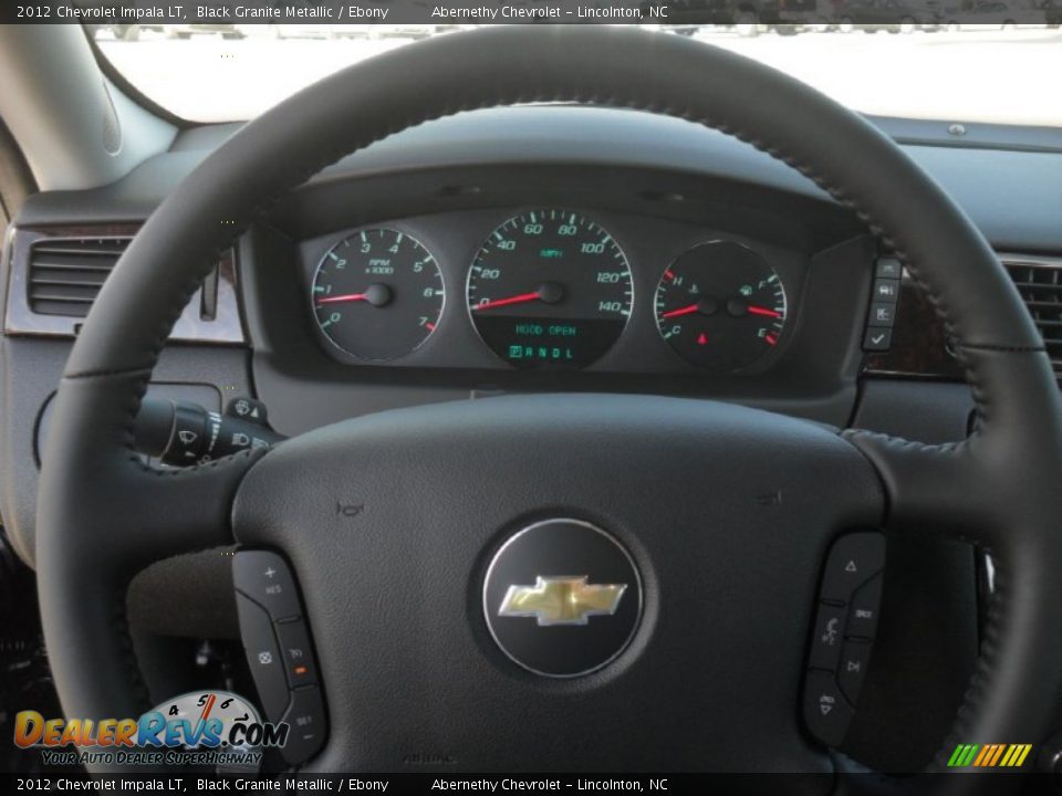 2012 Chevrolet Impala LT Black Granite Metallic / Ebony Photo #12