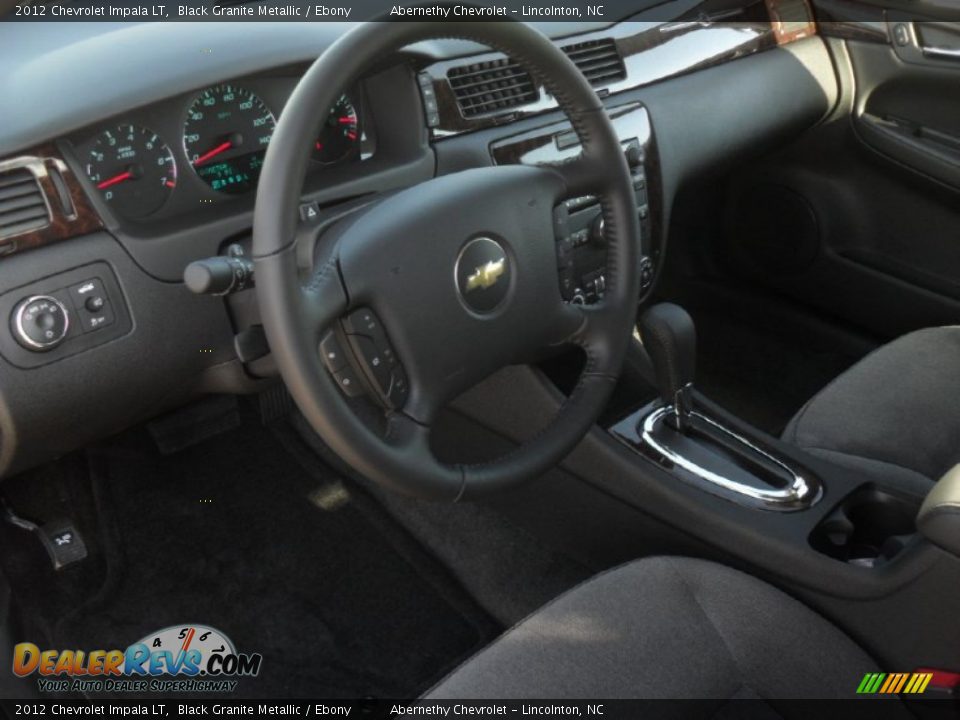 2012 Chevrolet Impala LT Black Granite Metallic / Ebony Photo #24
