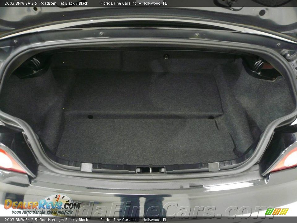 2003 BMW Z4 2.5i Roadster Jet Black / Black Photo #11