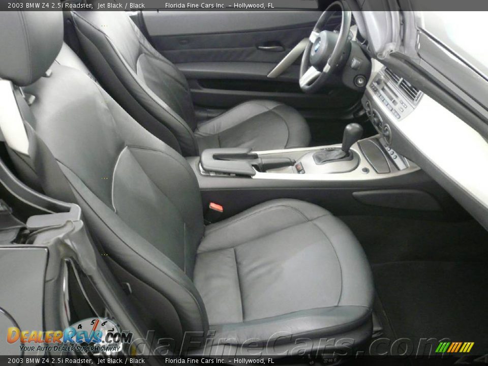 2003 BMW Z4 2.5i Roadster Jet Black / Black Photo #13