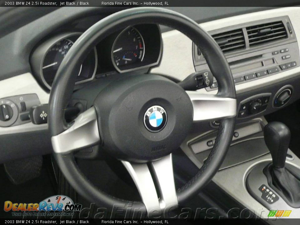 2003 BMW Z4 2.5i Roadster Jet Black / Black Photo #15