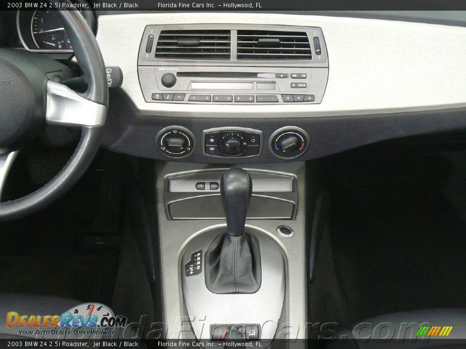 2003 BMW Z4 2.5i Roadster Jet Black / Black Photo #16