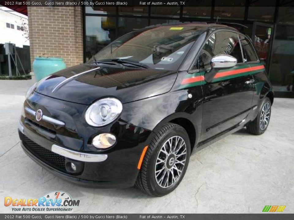 Front 3/4 View of 2012 Fiat 500 Gucci Photo #1