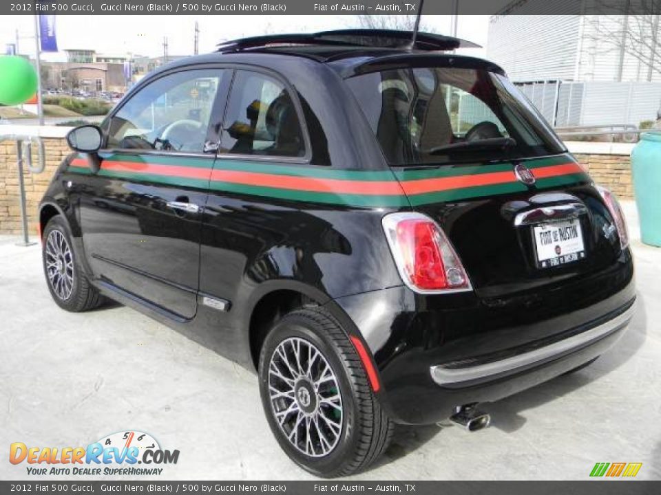 2012 Fiat 500 Gucci Gucci Nero (Black) / 500 by Gucci Nero (Black) Photo #3