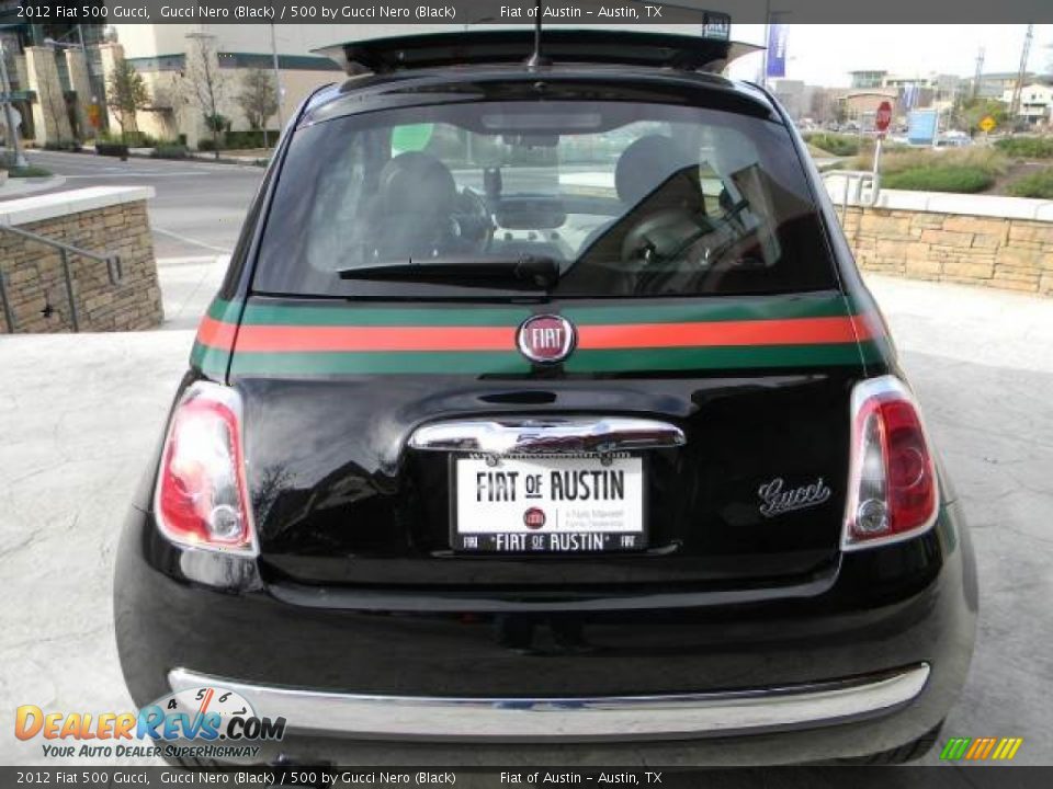 2012 Fiat 500 Gucci Gucci Nero (Black) / 500 by Gucci Nero (Black) Photo #4