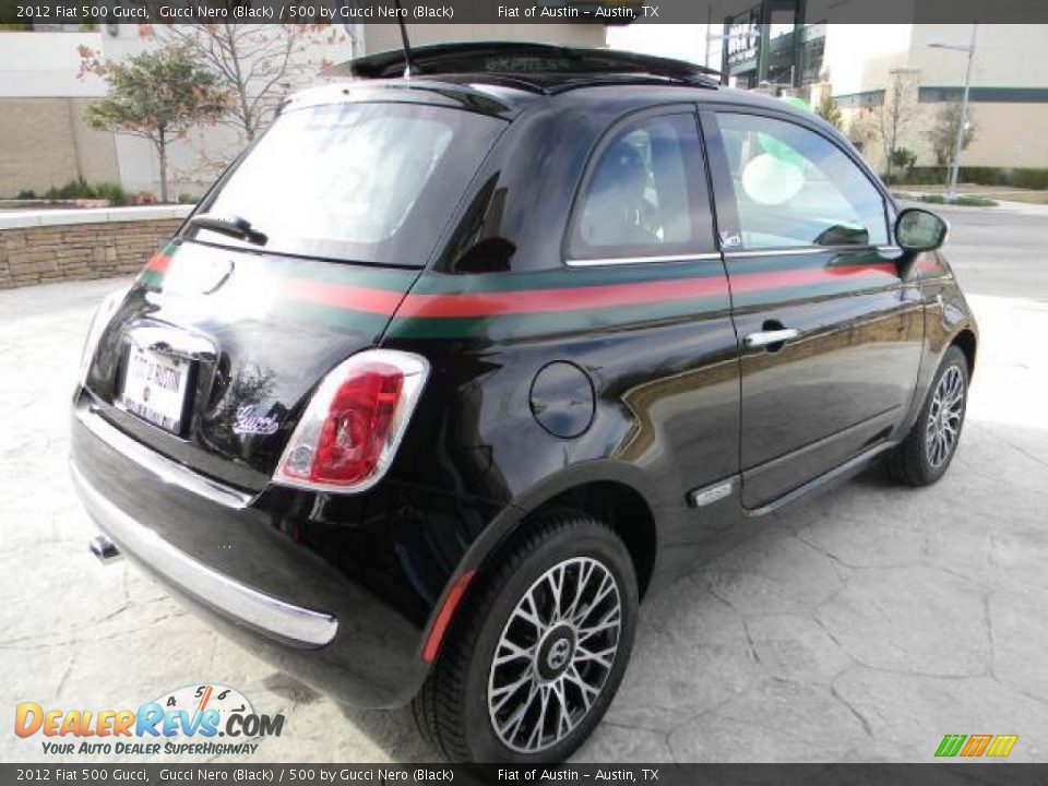 2012 Fiat 500 Gucci Gucci Nero (Black) / 500 by Gucci Nero (Black) Photo #5