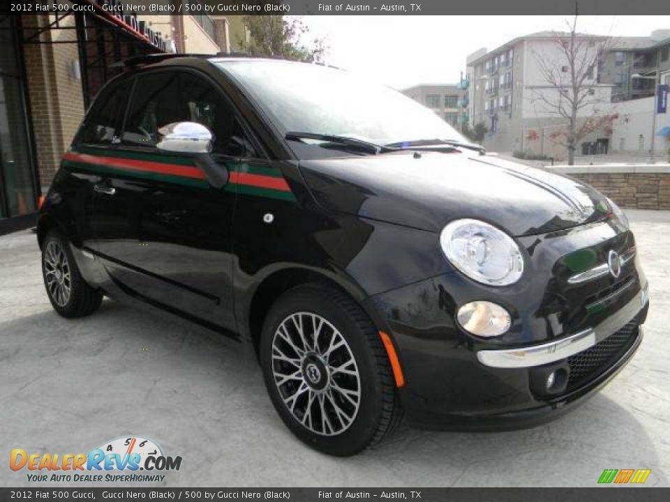2012 Fiat 500 Gucci Gucci Nero (Black) / 500 by Gucci Nero (Black) Photo #6