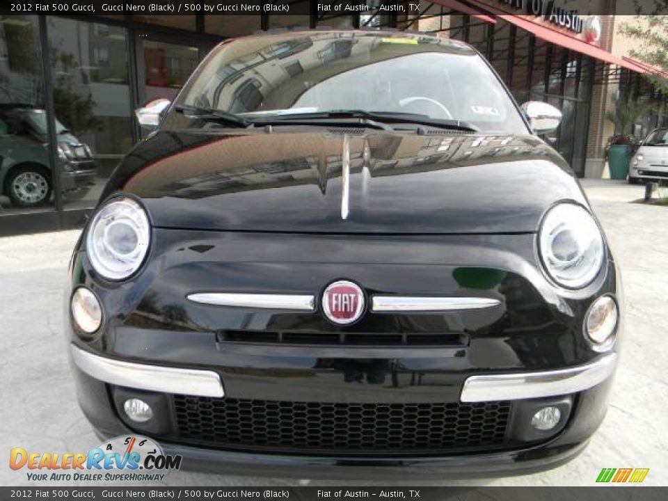 2012 Fiat 500 Gucci Gucci Nero (Black) / 500 by Gucci Nero (Black) Photo #7