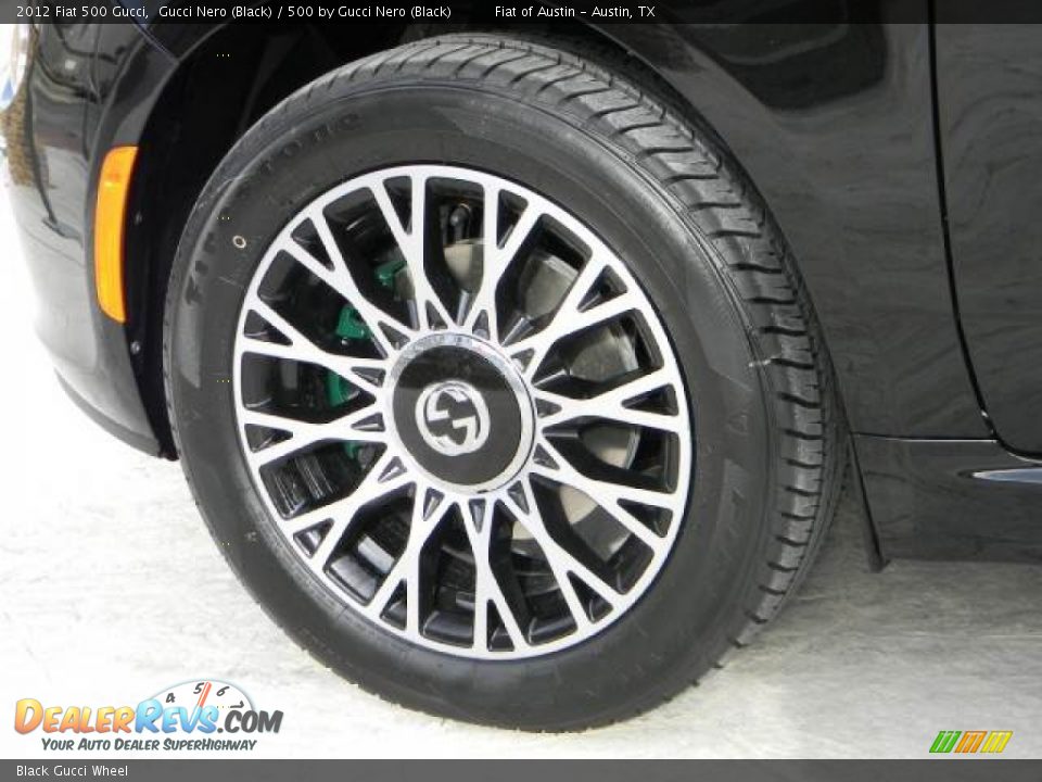Black Gucci Wheel - 2012 Fiat 500