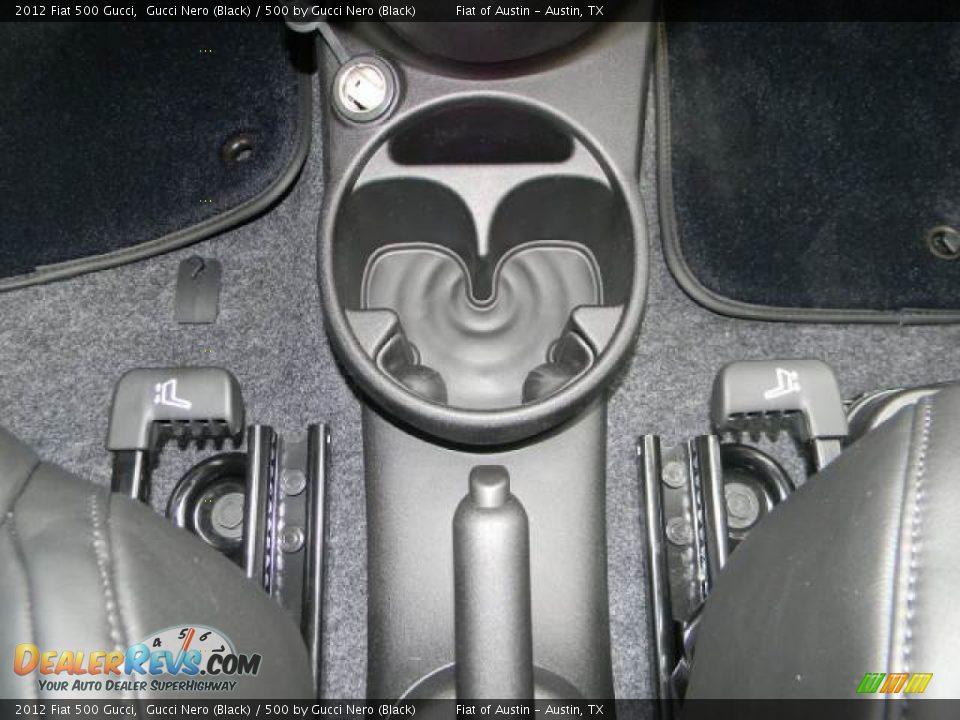 2012 Fiat 500 Gucci Gucci Nero (Black) / 500 by Gucci Nero (Black) Photo #12