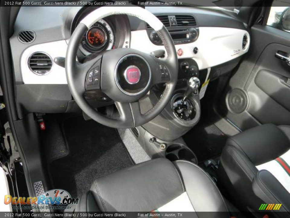 500 by Gucci Nero (Black) Interior - 2012 Fiat 500 Gucci Photo #15