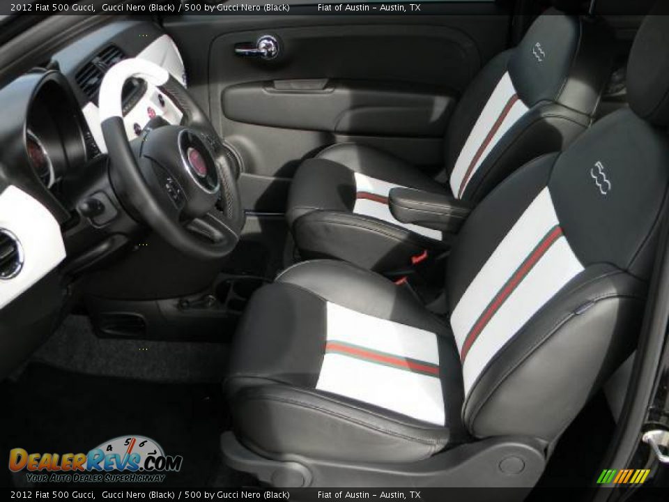 500 by Gucci Nero (Black) Interior - 2012 Fiat 500 Gucci Photo #16