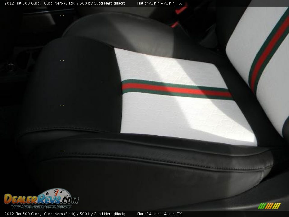 2012 Fiat 500 Gucci Gucci Nero (Black) / 500 by Gucci Nero (Black) Photo #17